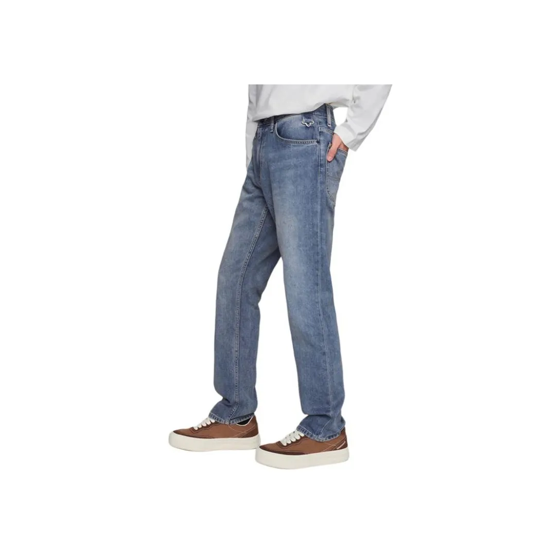 Lee FW24 Джинсы Мужские Средний Светло-Синий