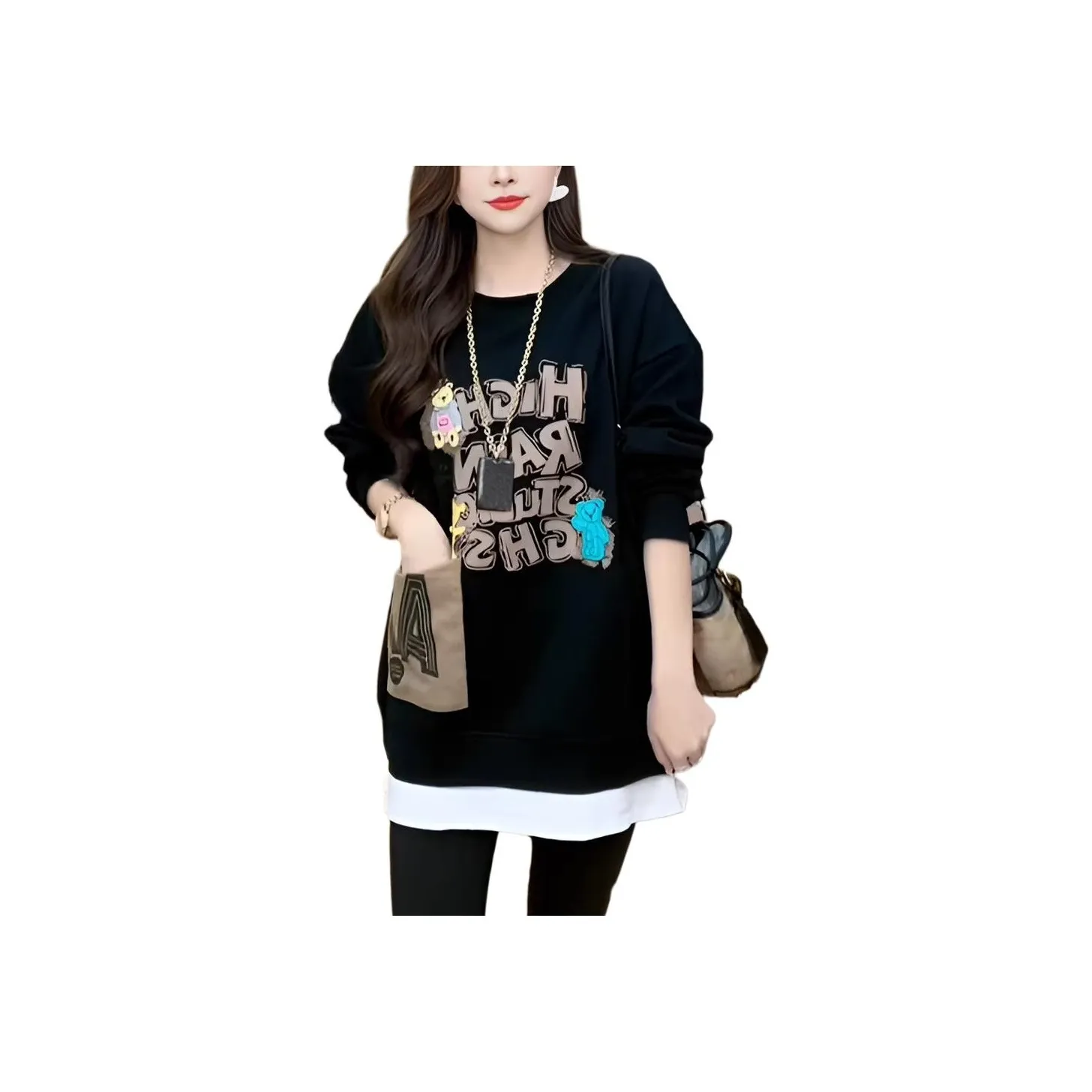 MUQINGQING Женские Свитшоты