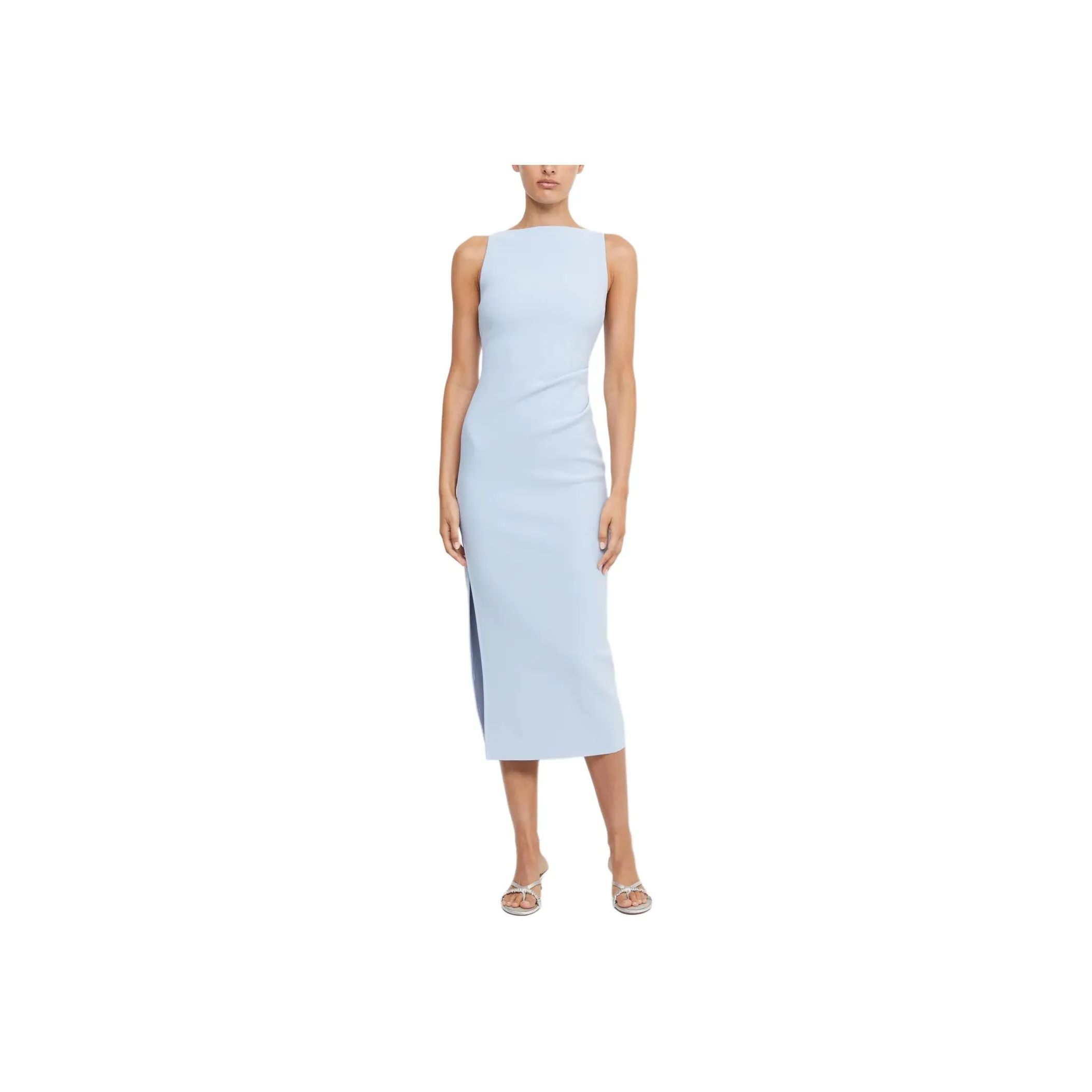 BEC+BRIDGE Mine Tuck Dress Sleeveless Dress Women's Dusty Blue