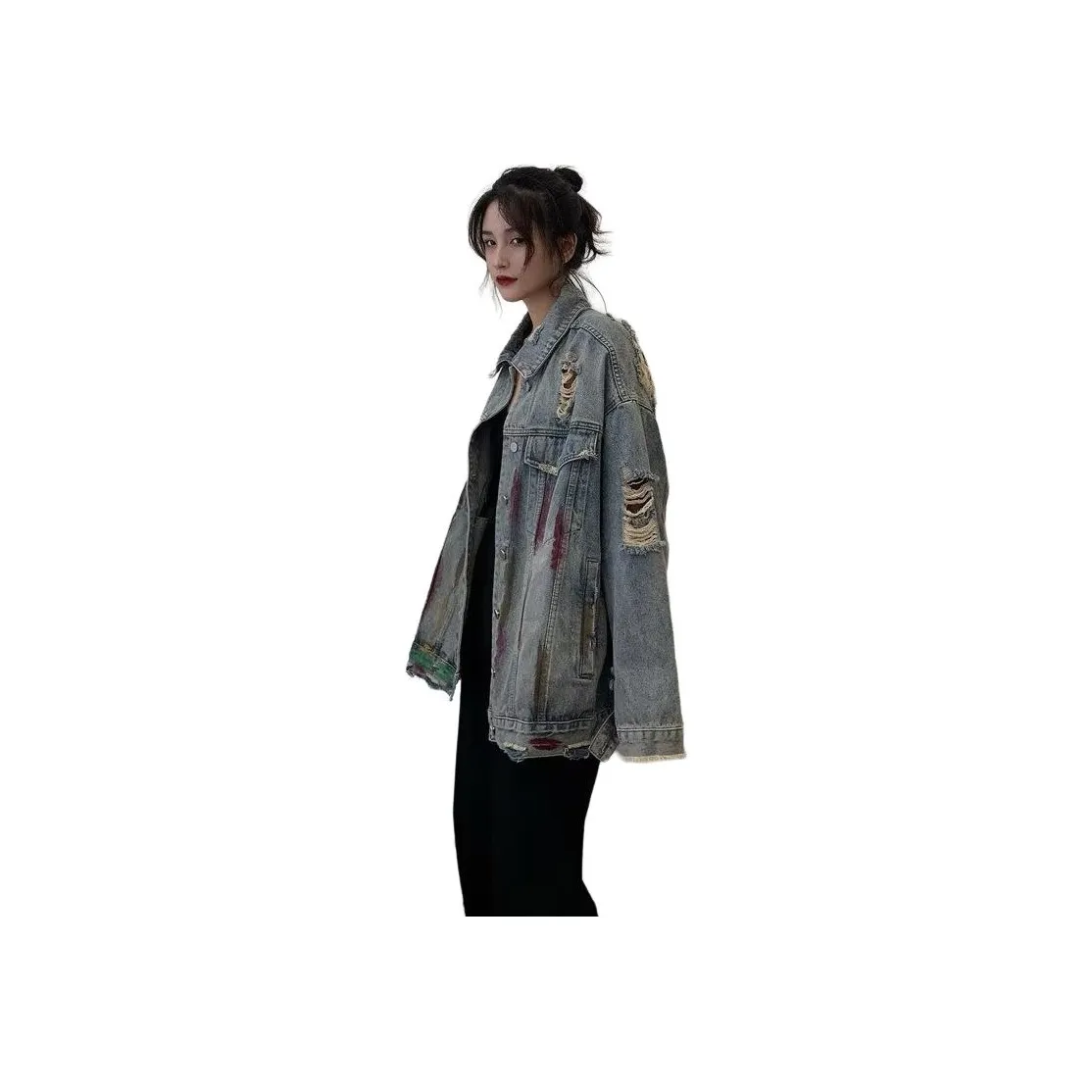 PISYPOX Синий Унисекс Джинсовые куртки