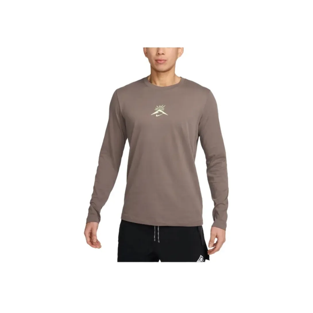 Nike Trail Men's Dri FIT Long Sleeve Running T Shirt