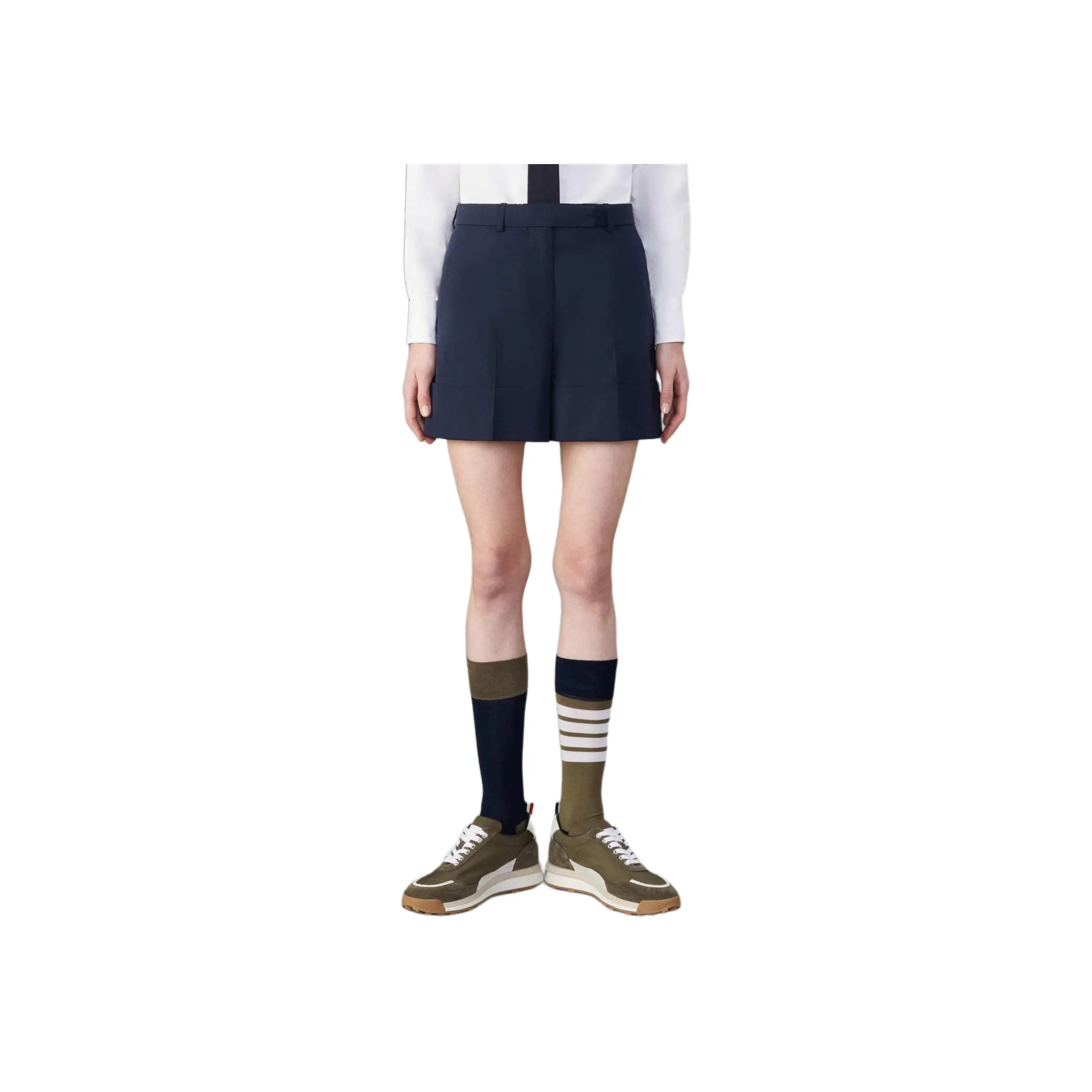 THOM BROWNE 4 Bar tab Tailored Shorts