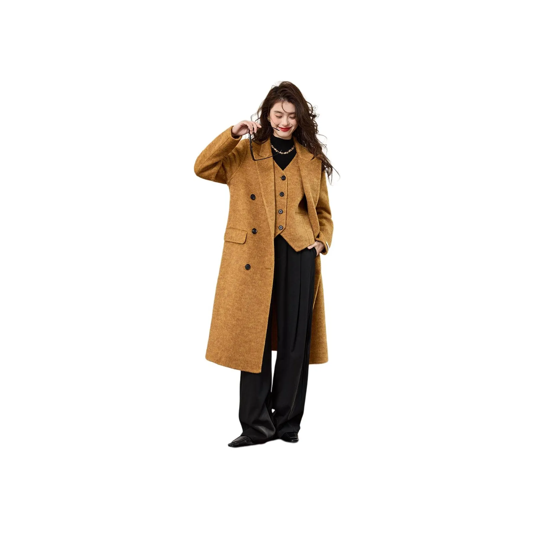 CARBAMMI Casual Suit Women's Yellow