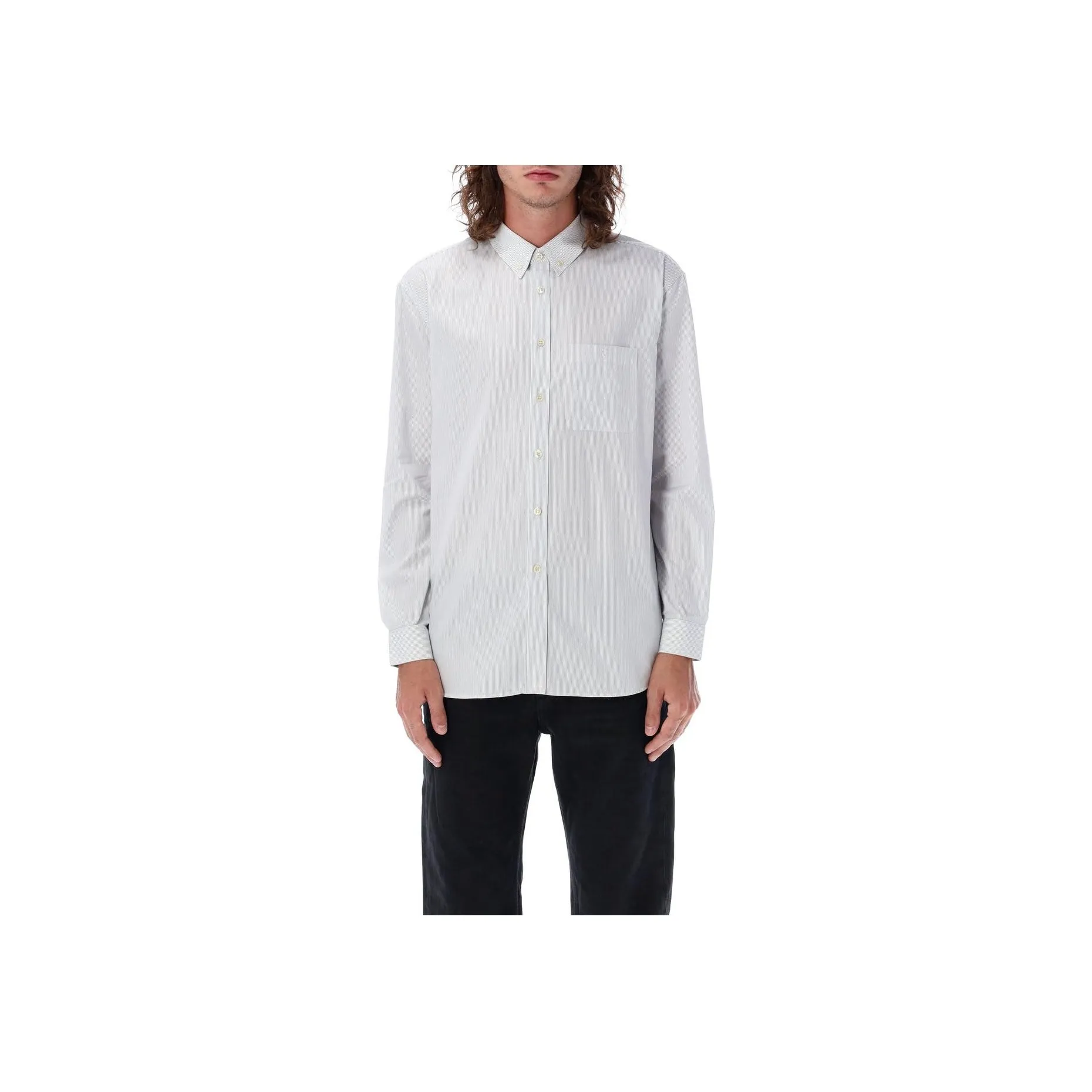 SAINT LAURENT Striped Buttoned Shirt