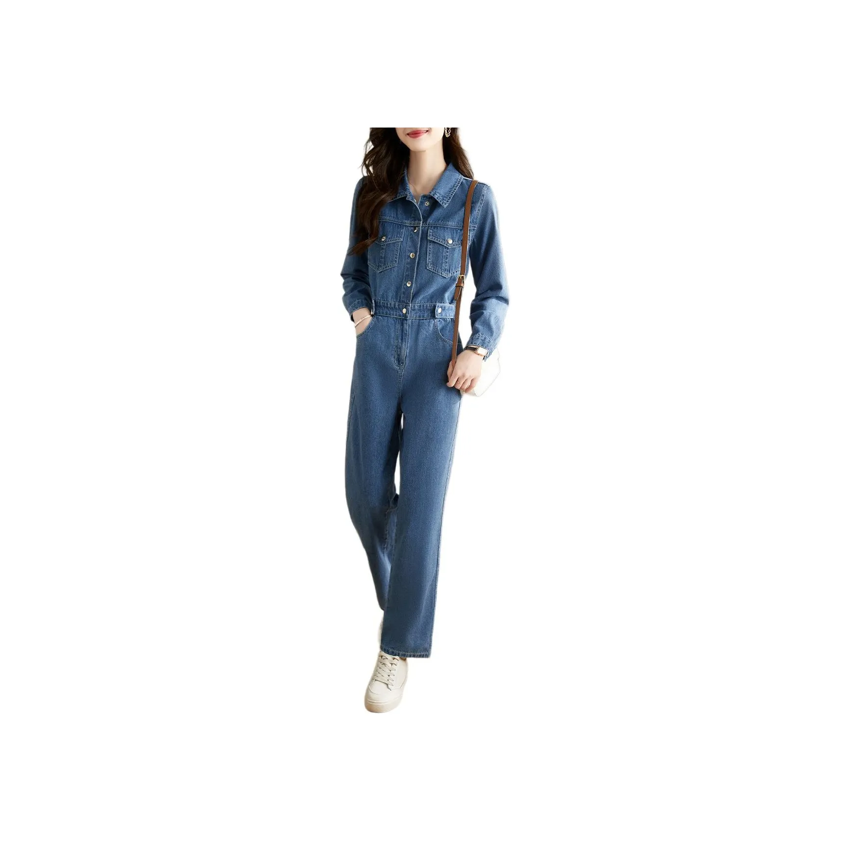 XWI Jumpsuit Women's Denim Blue
