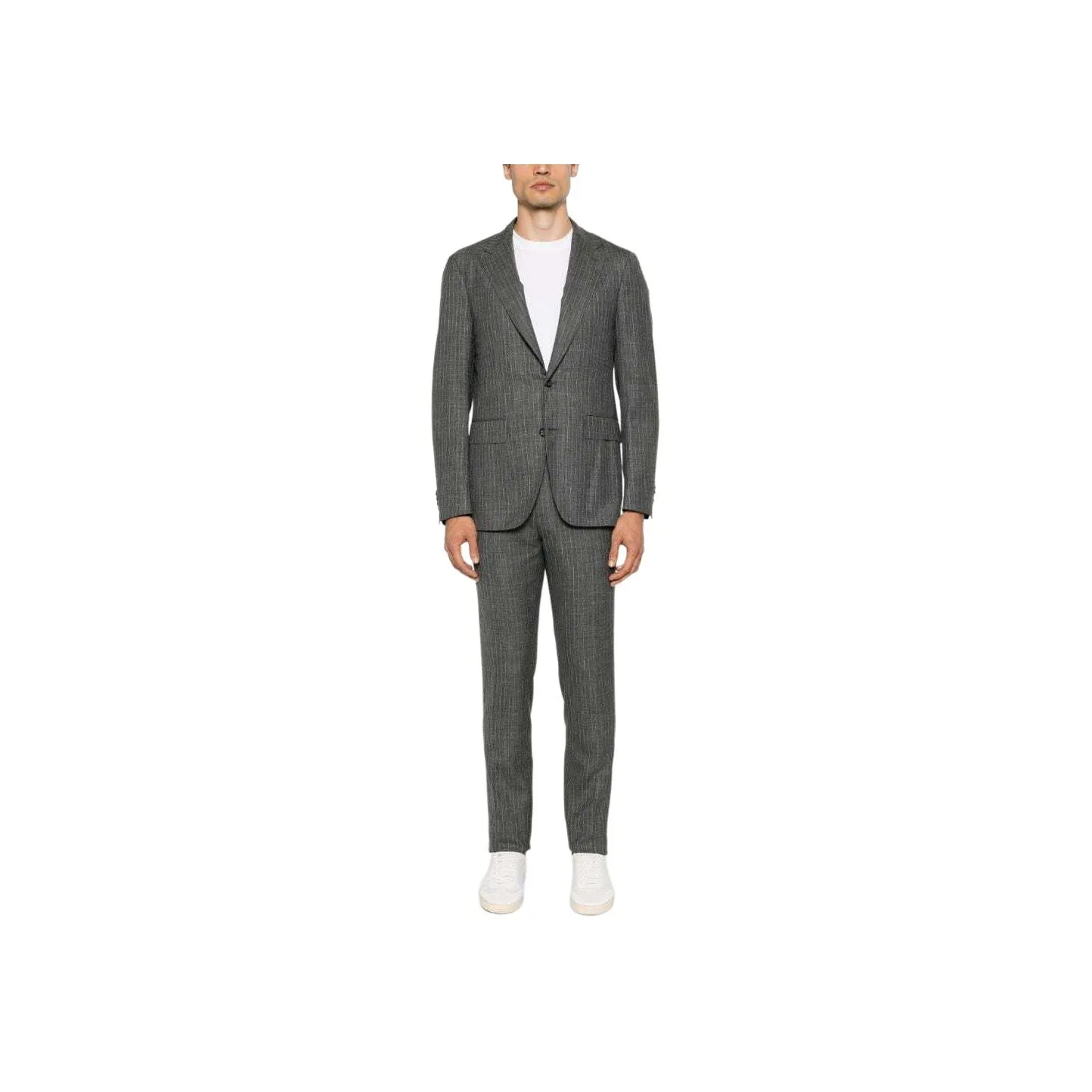 Canali Checked Single breasted Suit