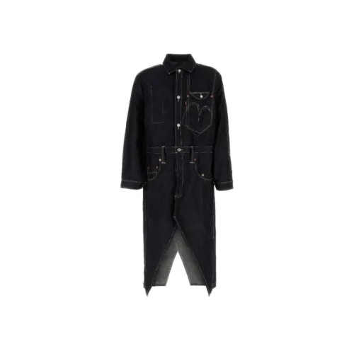 JUNYA WATANABE Индиго Мужское Пальто