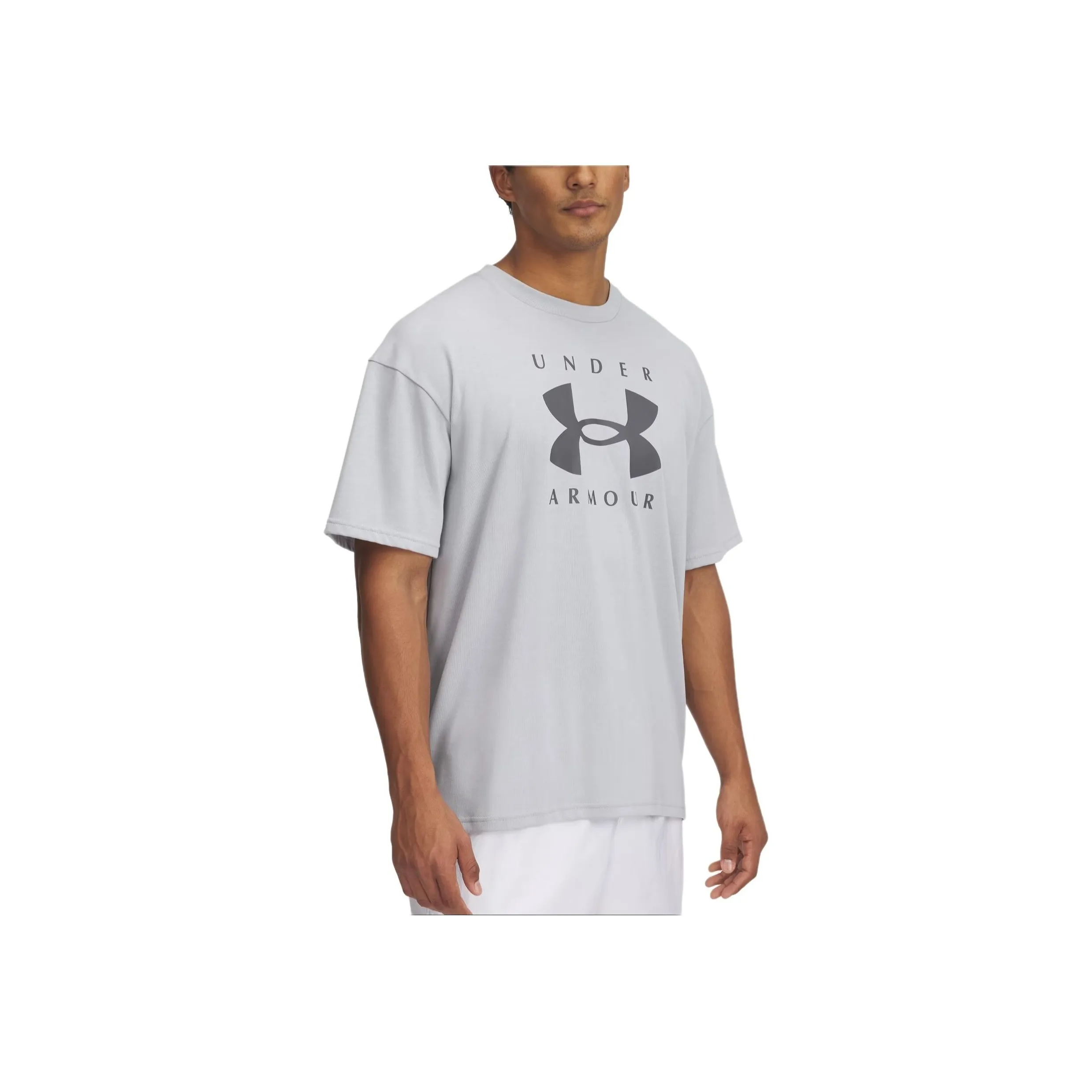 Under Armour Branded SS25 T Shirt Men's Modern Gray/Castle Stone