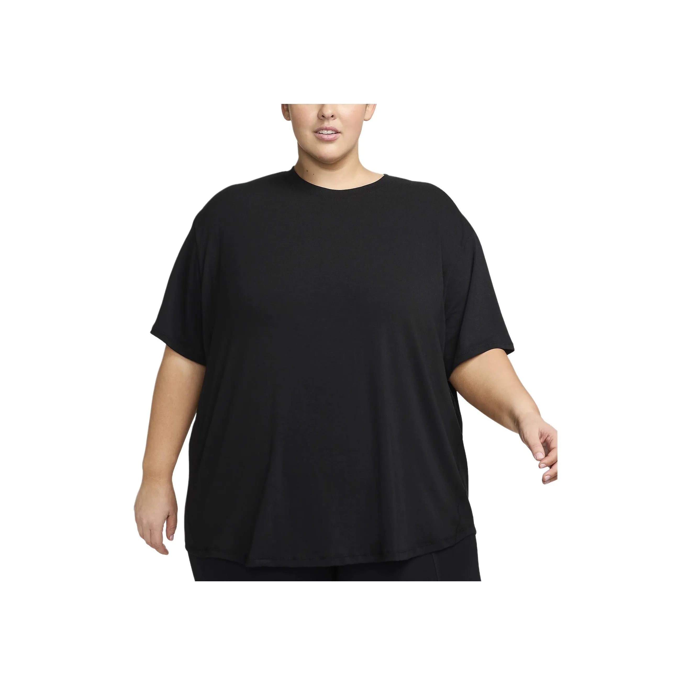 Nike One Relaxed Women's Dri FIT Short Sleeve Top Plus Size
