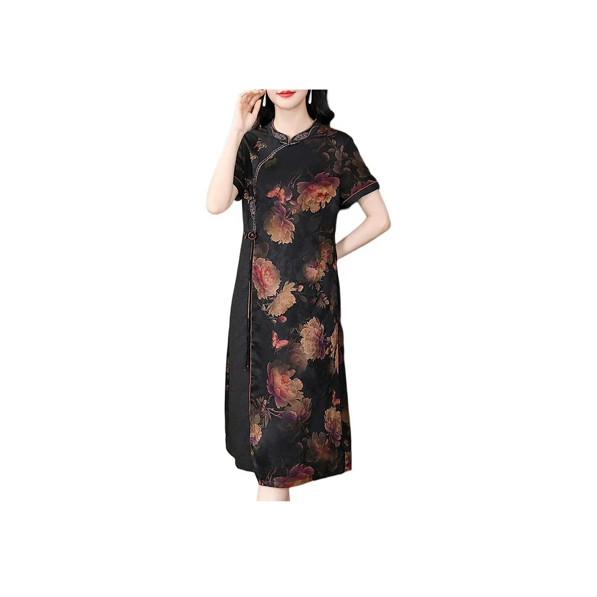 Yi Mengyuan Short Sleeved Dress Women's