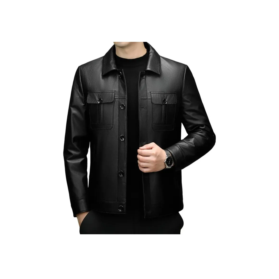 PIERRE CARDIN Кожа Куртка Мужская