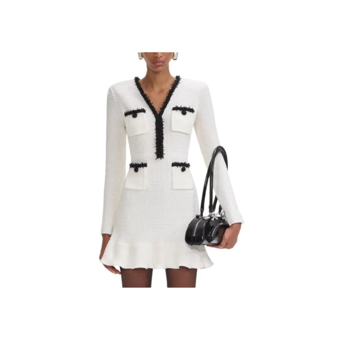 Self portrait Knitted Mini Dress