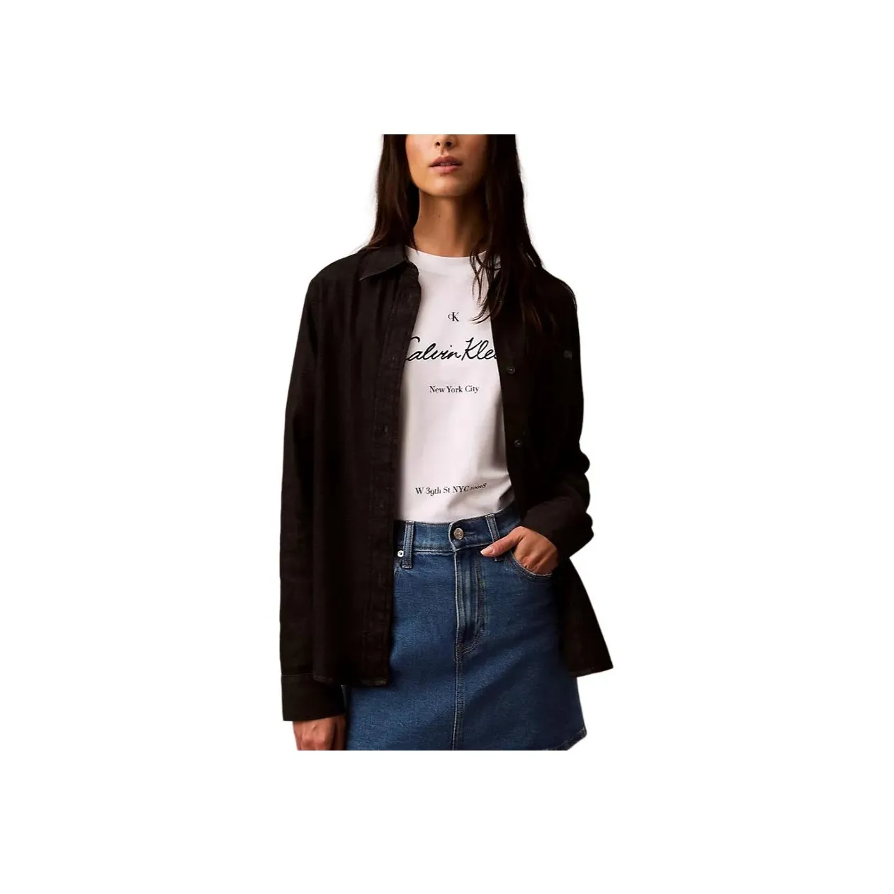 CALVIN KLEIN Shirt Women's Black