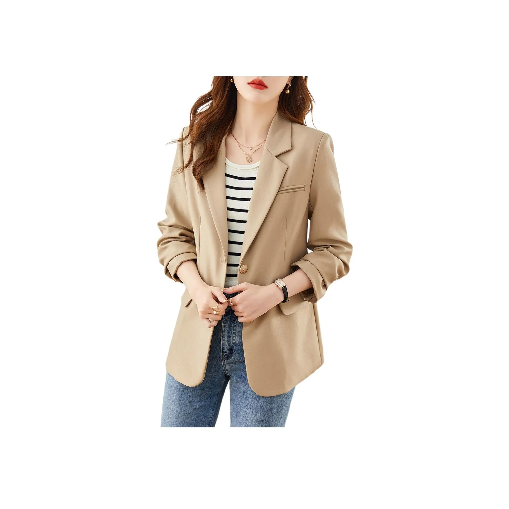 TERRE BLEUE Бизнес-костюм женский цвет хаки