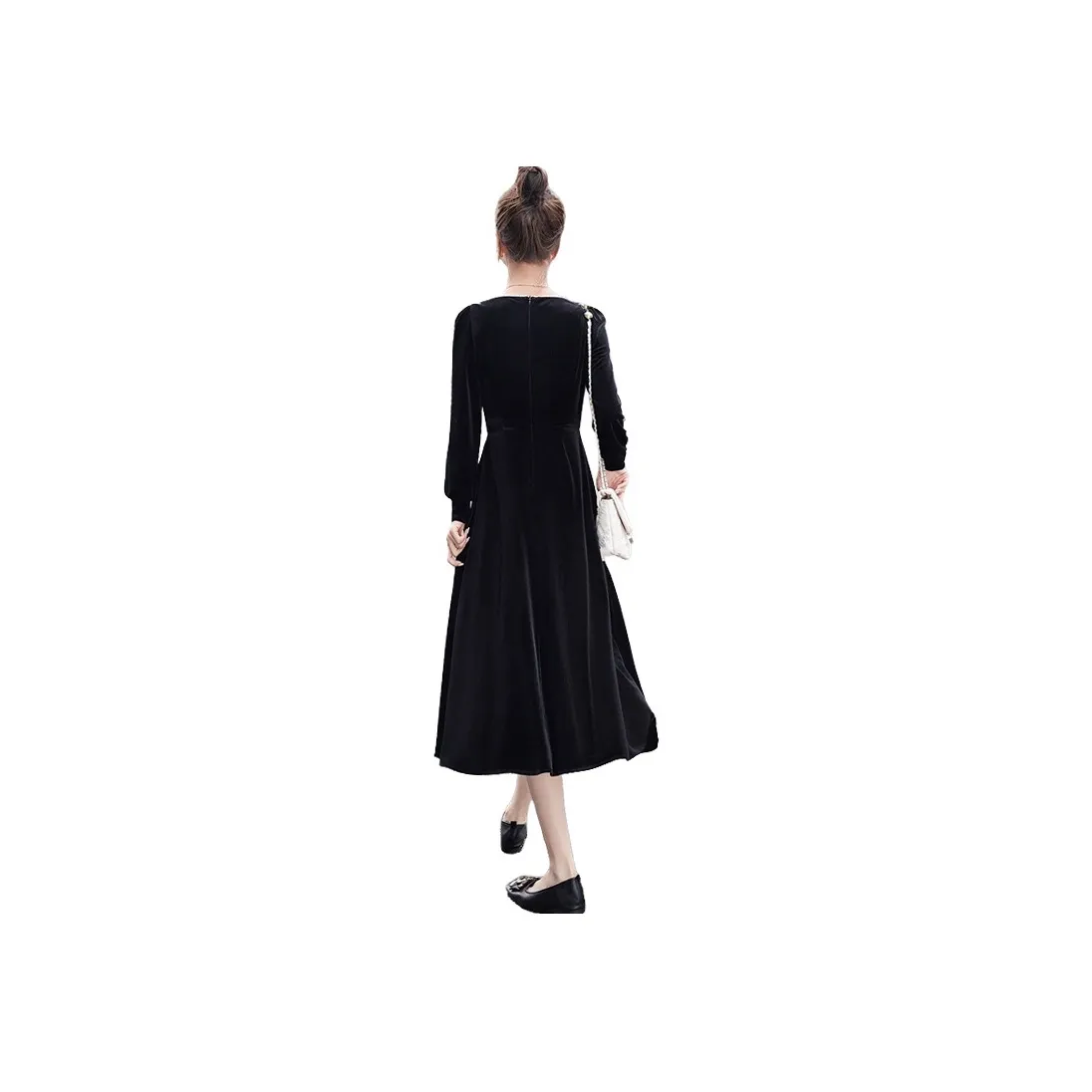 Cypress House Long Sleeved Dress Women's Black