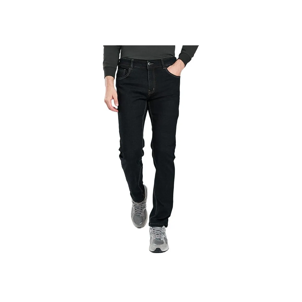Dance With Wolves Jeans Men's Dark Blue