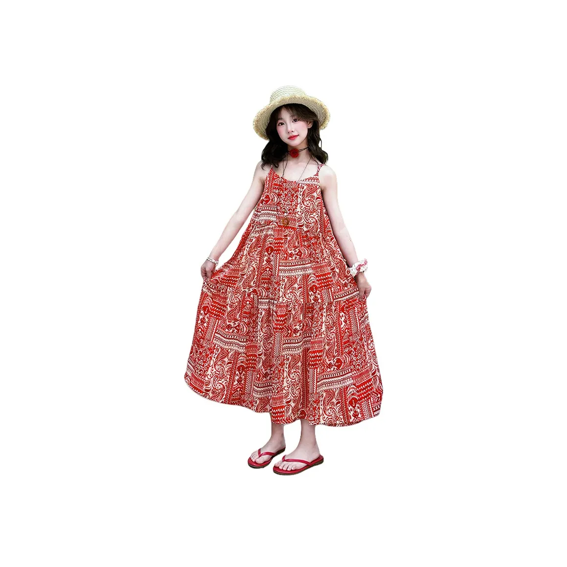 La Cergo Платье Красное Children Возраст 3-7 лет