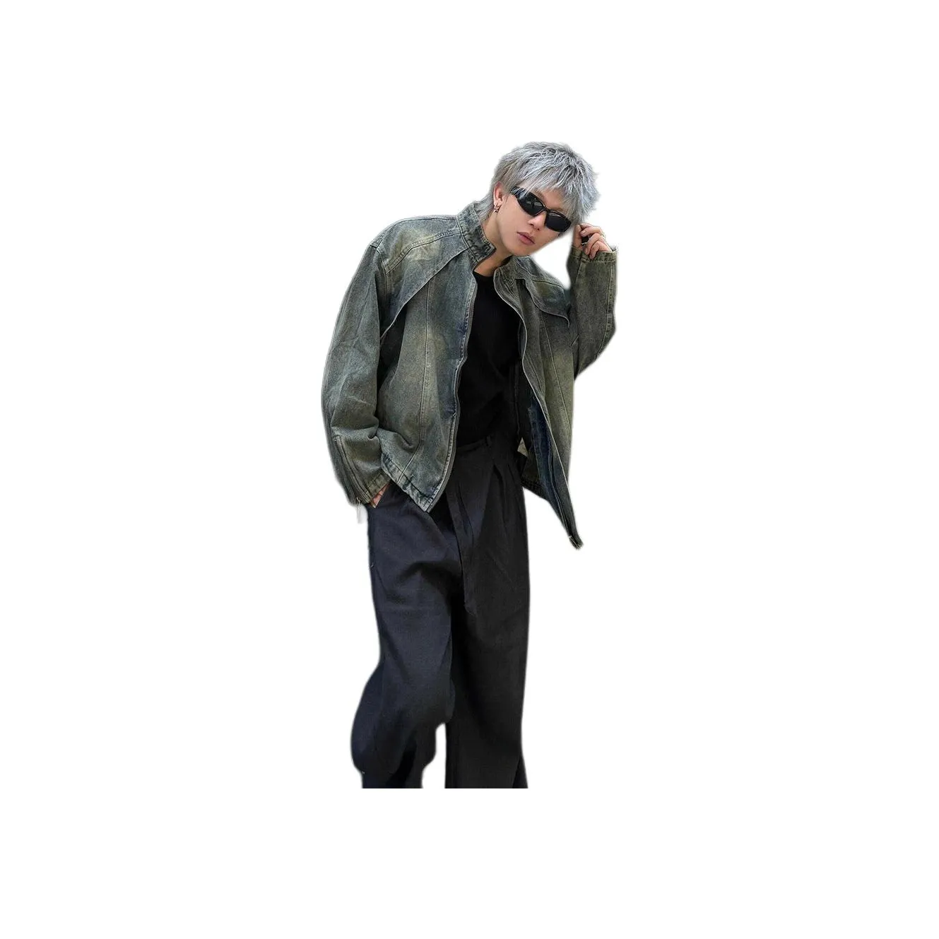 SOUL WORKER Деним Куртка Унисекс