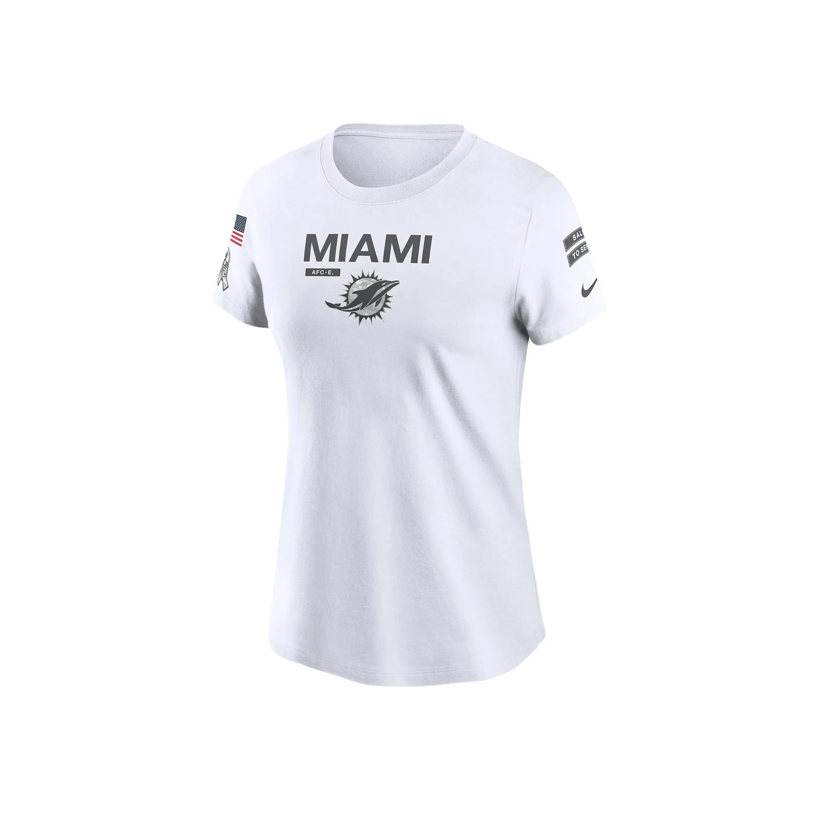 Nike Miami Dolphins Salute To Service Legend Women's Nike Nfl T Shirt