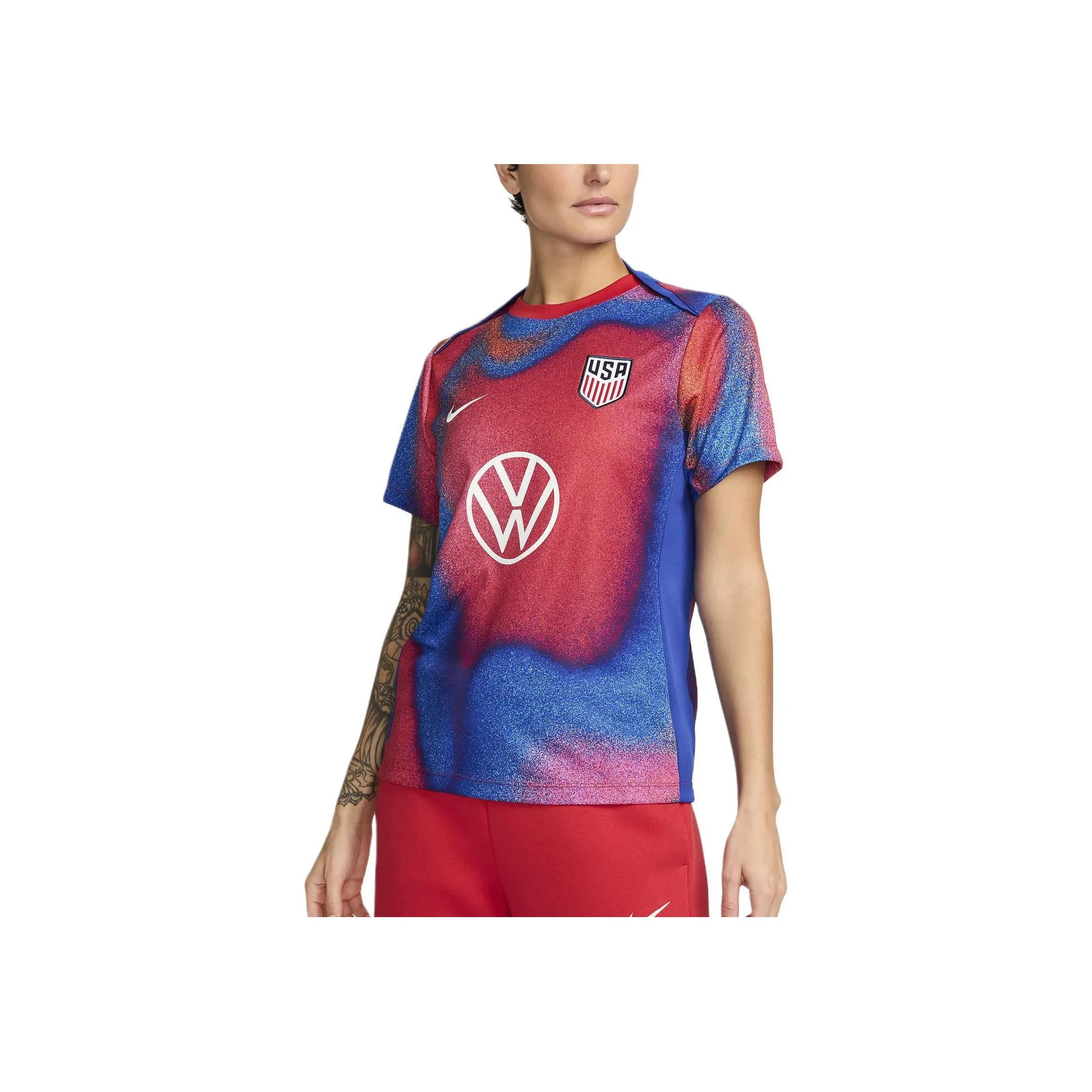 Nike Usmnt Academy Pro Women's Nike Dri FIT Soccer Pre Match Short Sleeve Top
