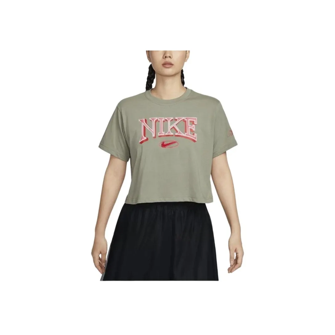 Nike T Shirt Women's Army Green