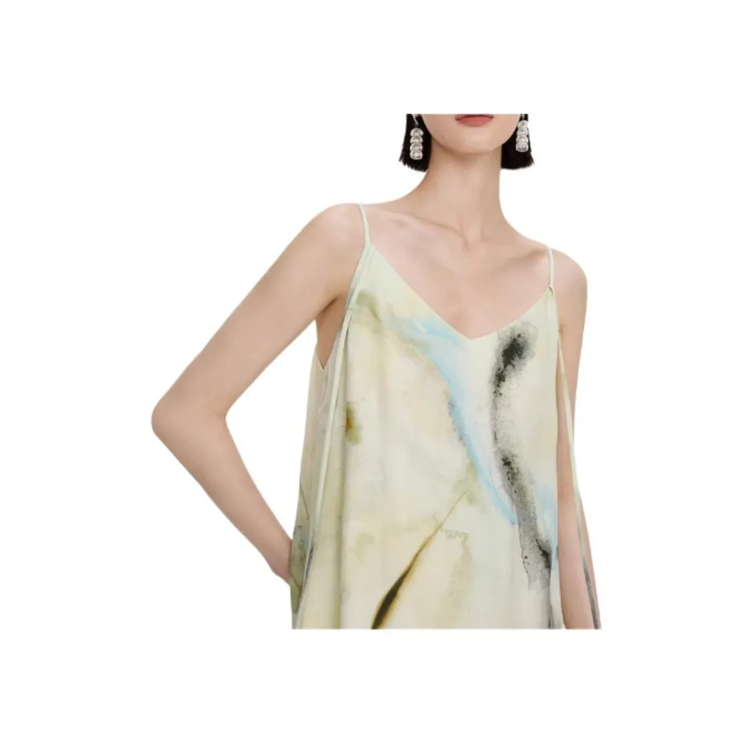 NAWEI Slip Dress Women's Willow Green