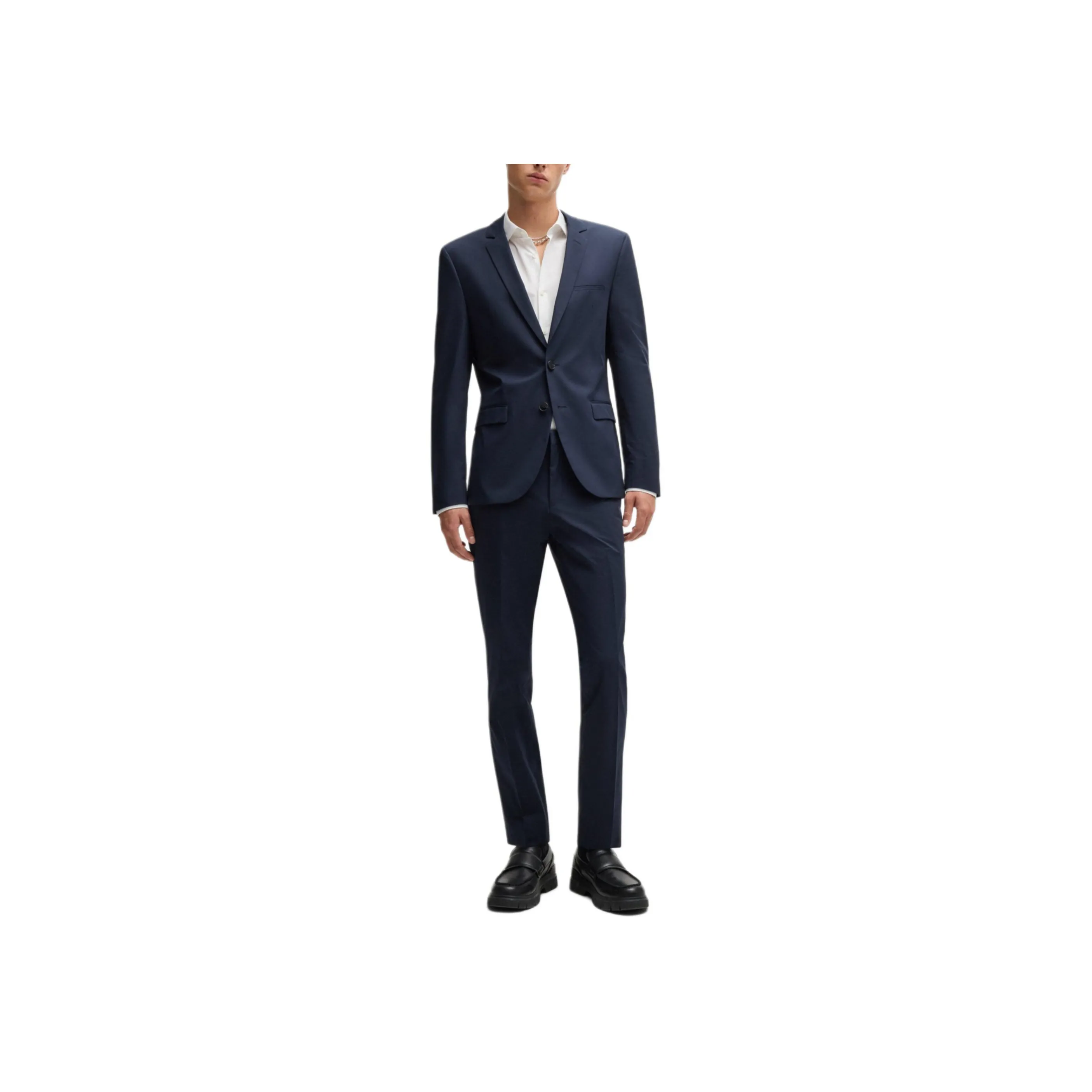 HUGO BOSS Business Suit Men's Dark Blue