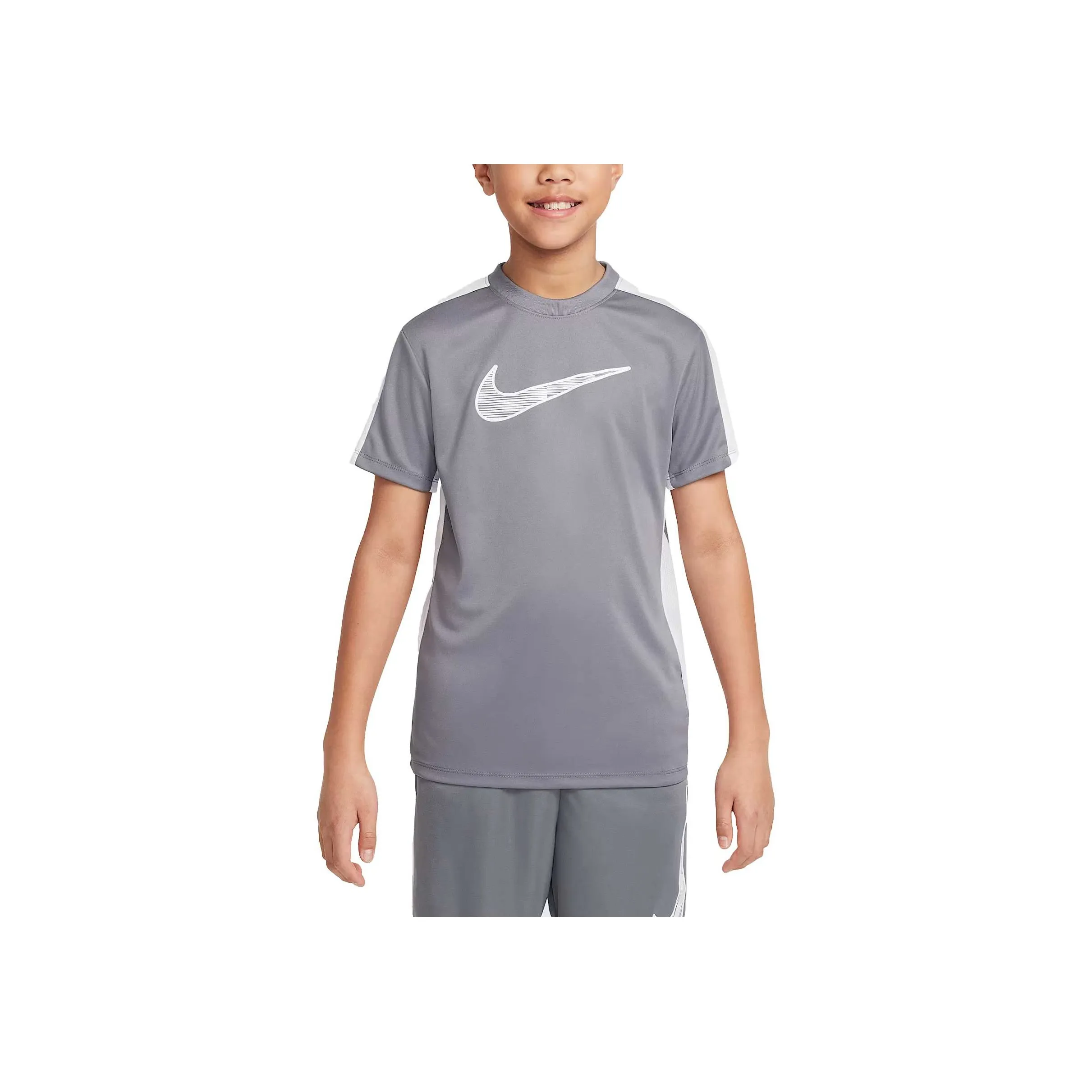 Nike Dri Fit T-Shirt Trophy23 Smoke Gray Подростки