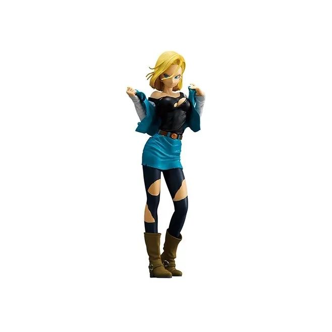 BANPRESTO Android 18 Glass Factory Shimmery Charm Scale Figures 25cm