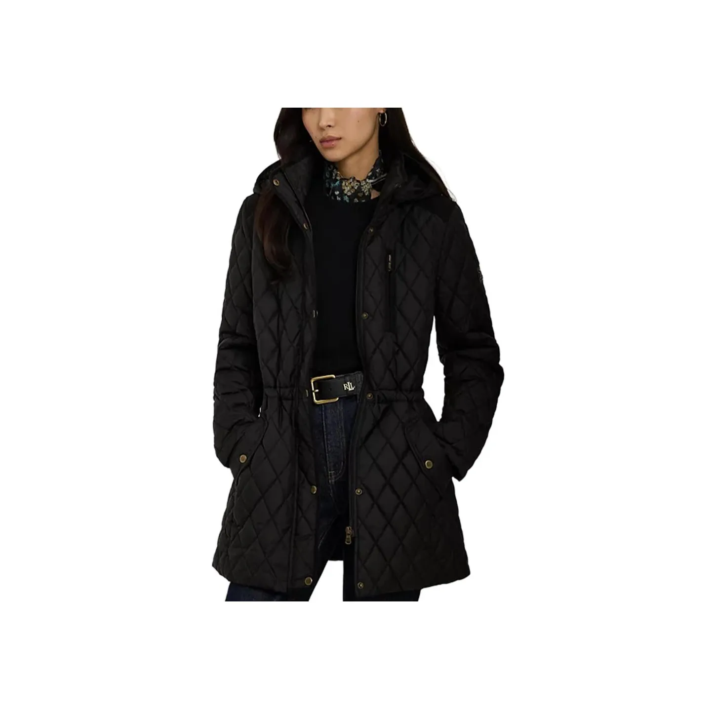 LAUREN RALPH LAUREN Puffer Jacket Women's Black