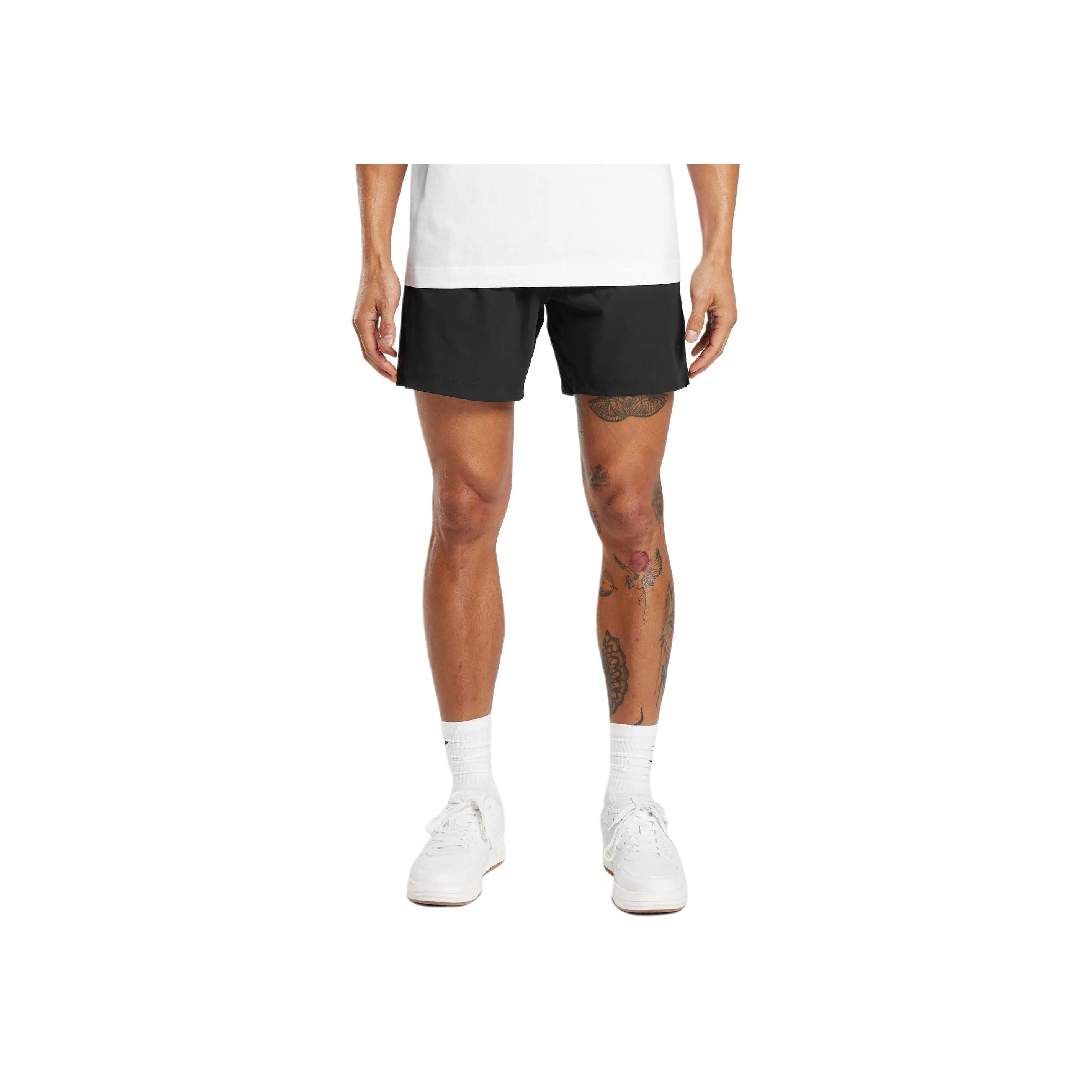 GYMSHARK Studio Шорты Повседневные шорты Мужские Черные