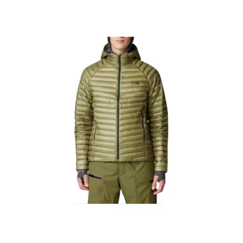 MOUNTAIN HARDWEAR Оливково-зеленая Мужская Куртка