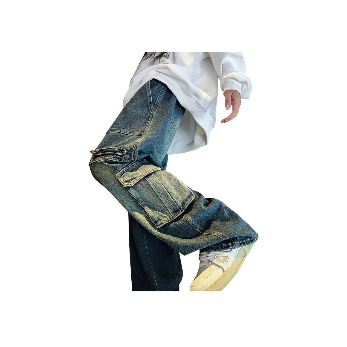 DJ.SPIRIT Jeans Unisex Nostalgic Blue