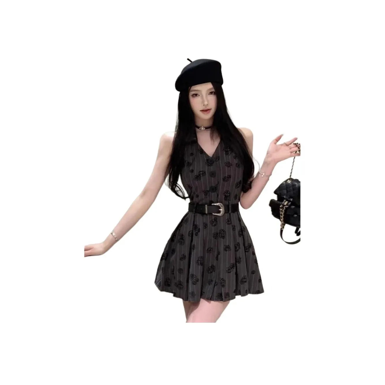 MORii Серый Женские Платья без рукавов