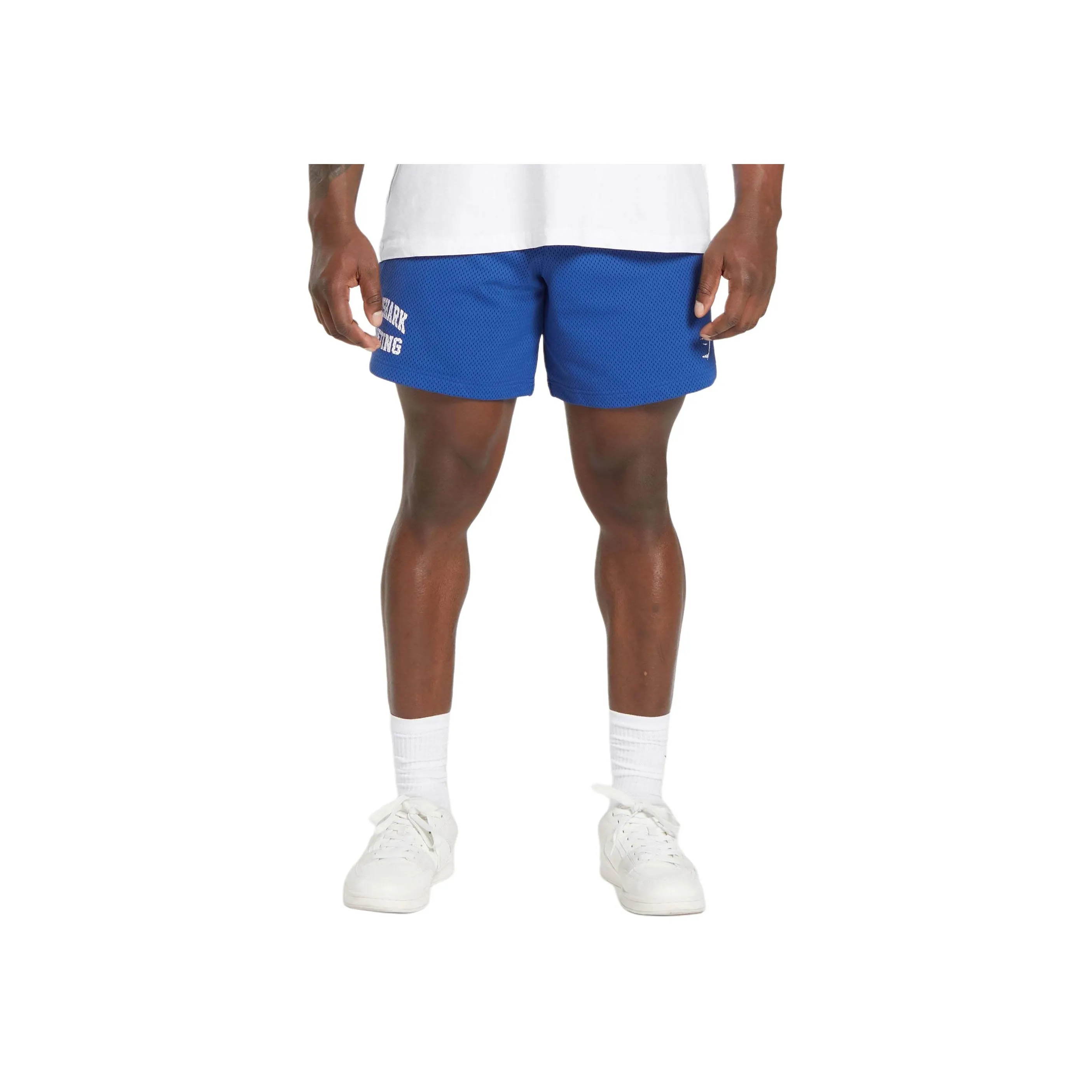 GYMSHARK LIFTING MESH 7' SHORTS Casual Shorts Men's Blue