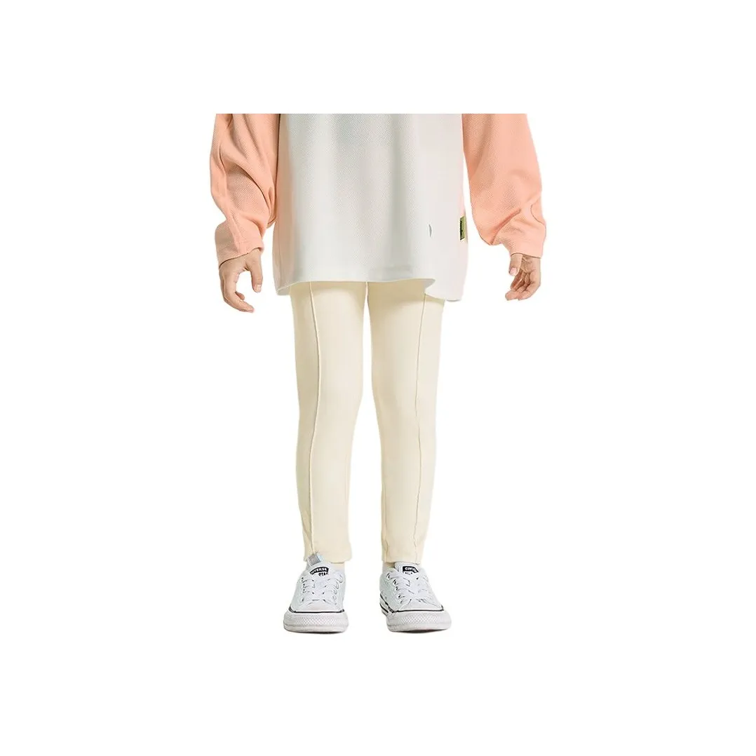 Woobaby Леггинсы SS25 Children Возраст 3-7 лет Бежево-желтый