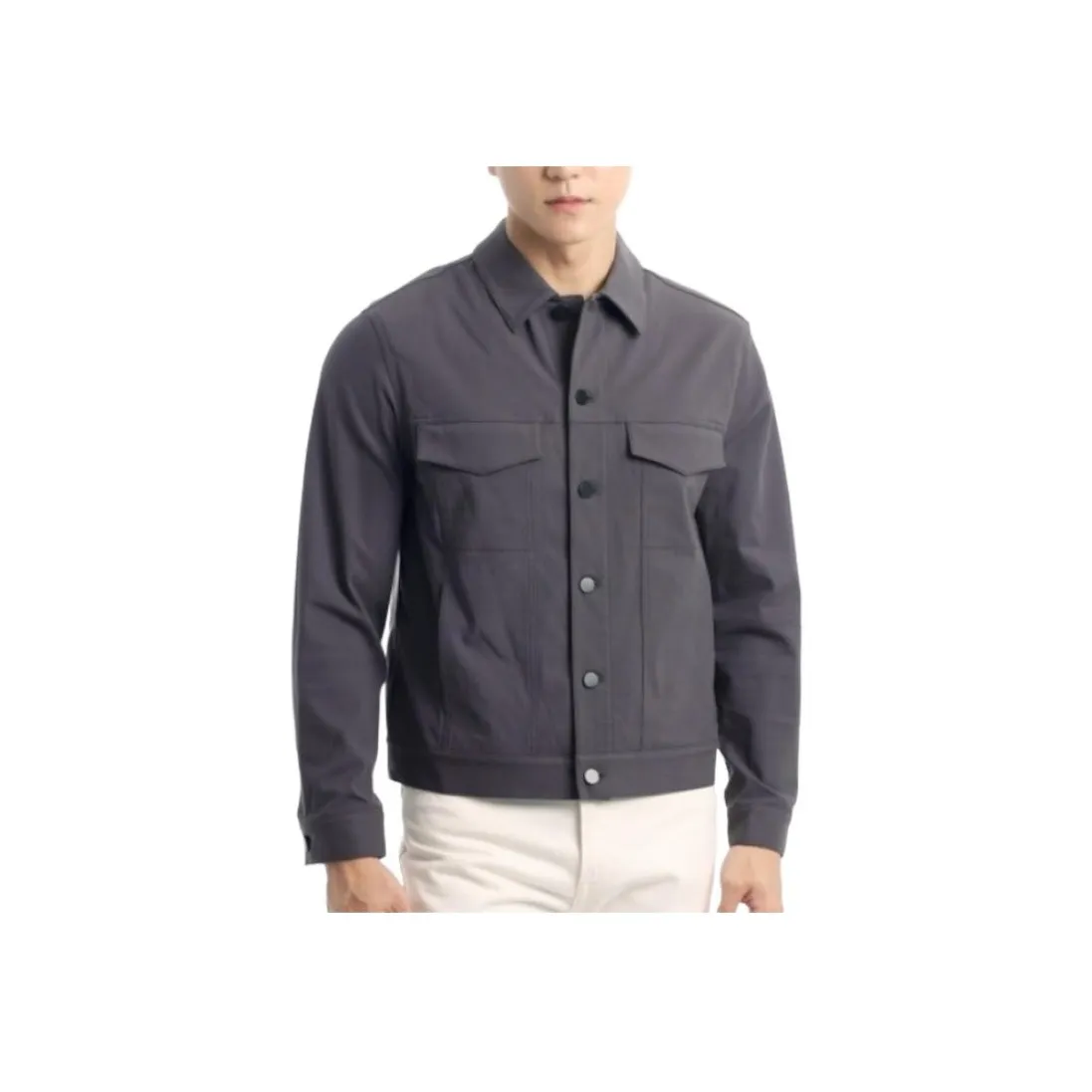 THEORY Jackets & Coats Men's Dark Gray