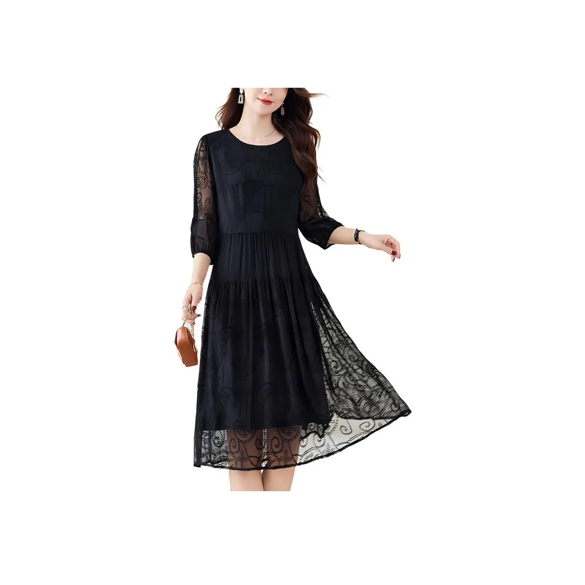 Ink Beauty Short Sleeved Dresses Women's
