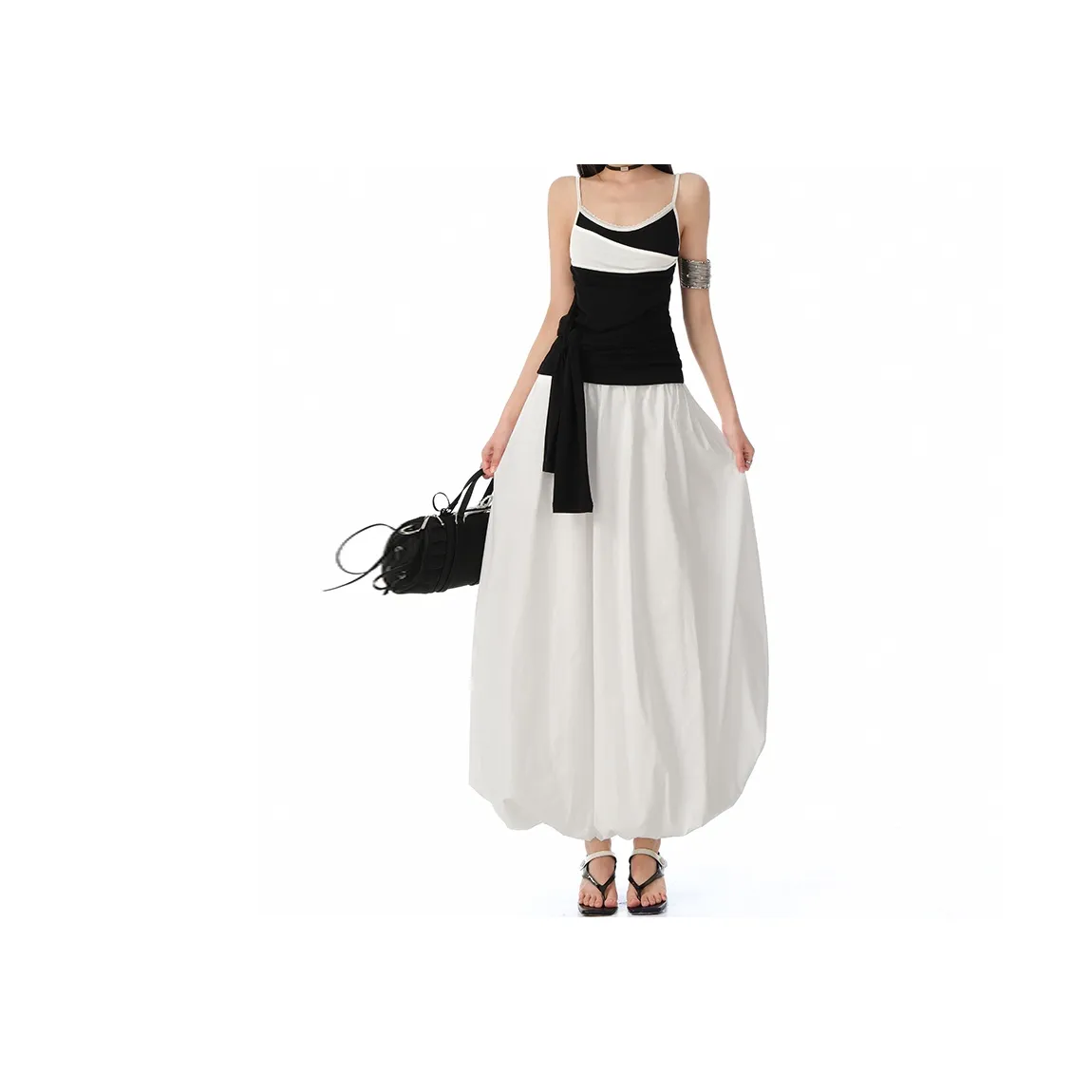 FOREVER 21 Casual Long Skirt Women's White