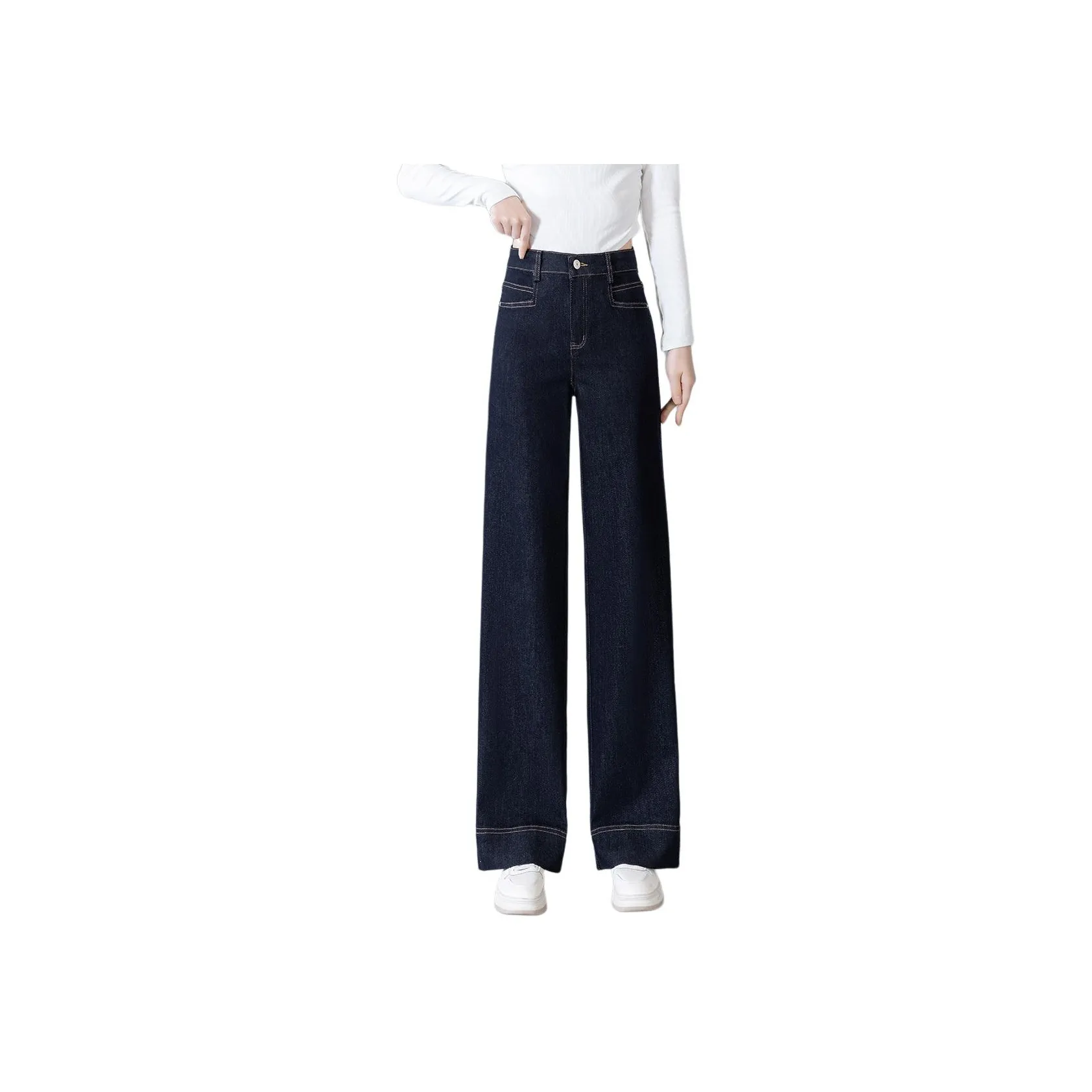 ORIGIN Jeans Women's Denim Blue Ankle Length Pants