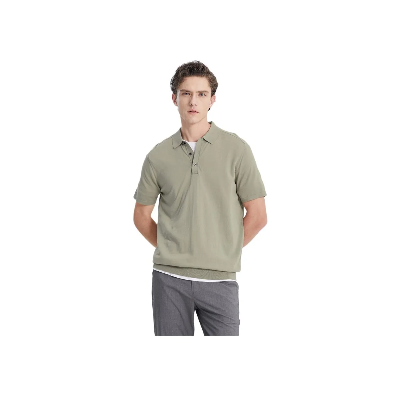 SHANSHAN Polo Shirt Men's Foie Gras