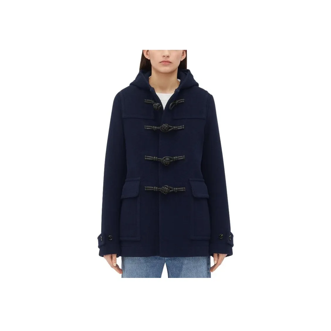 Bottega Veneta Hooded Duffle Coat
