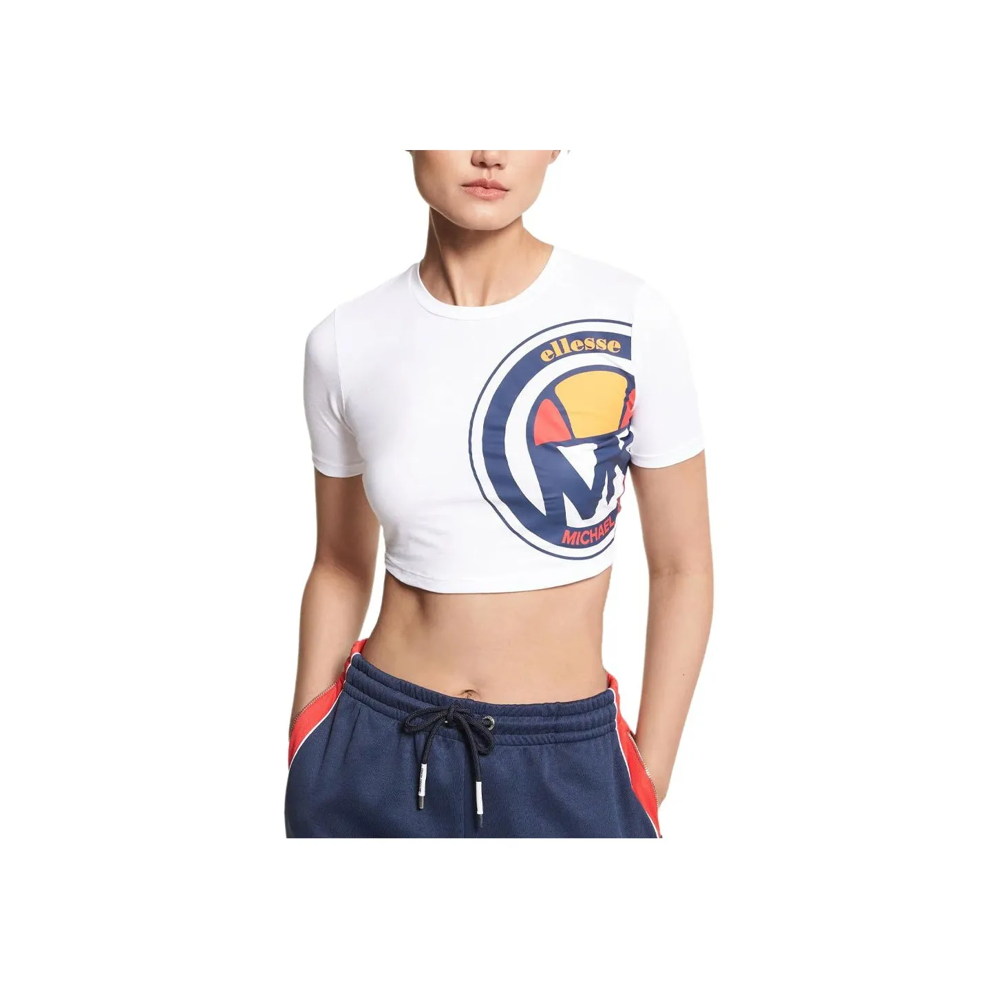 MICHAEL KORS x Ellesse SS22 Crop Tops Women's White