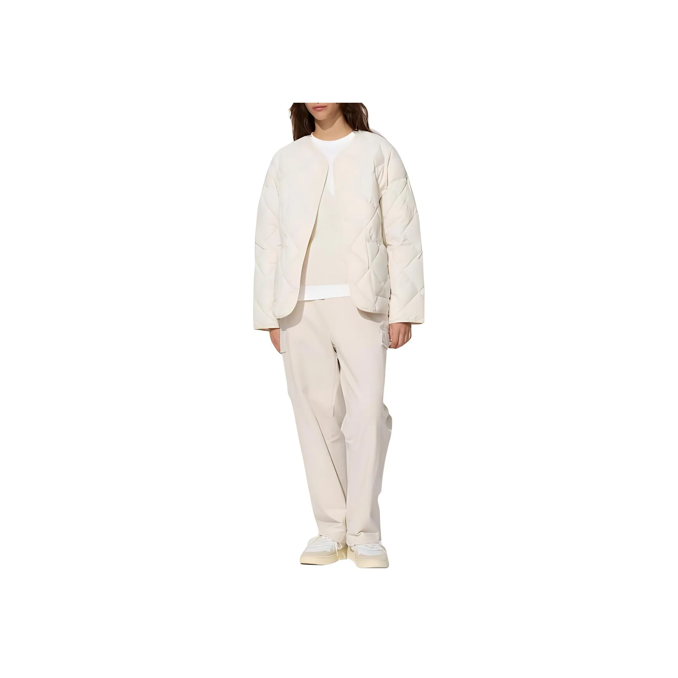 UNIQLO Puffer Jacket Women's Light Beige