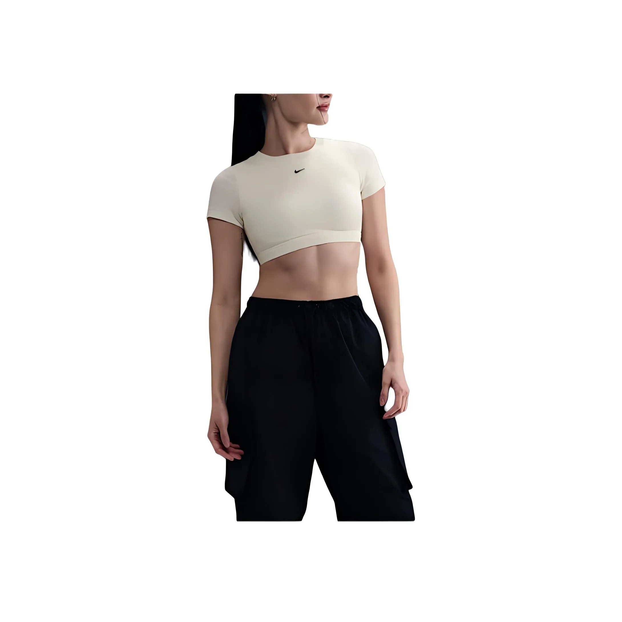Nike Clothing T Shirts Women's Beige