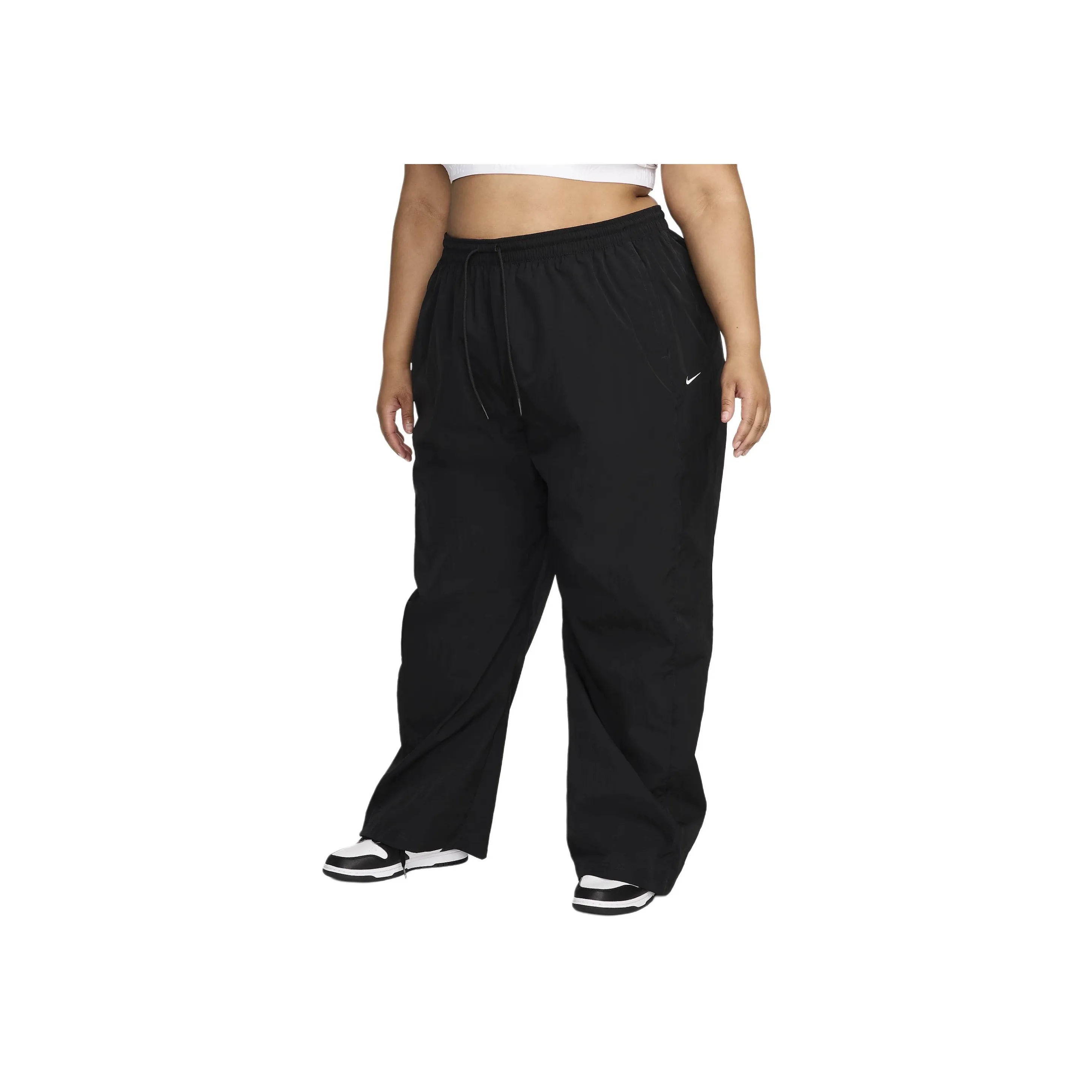 Nike Windrunner Women's High Waisted Woven Open Hem Pants Plus Size