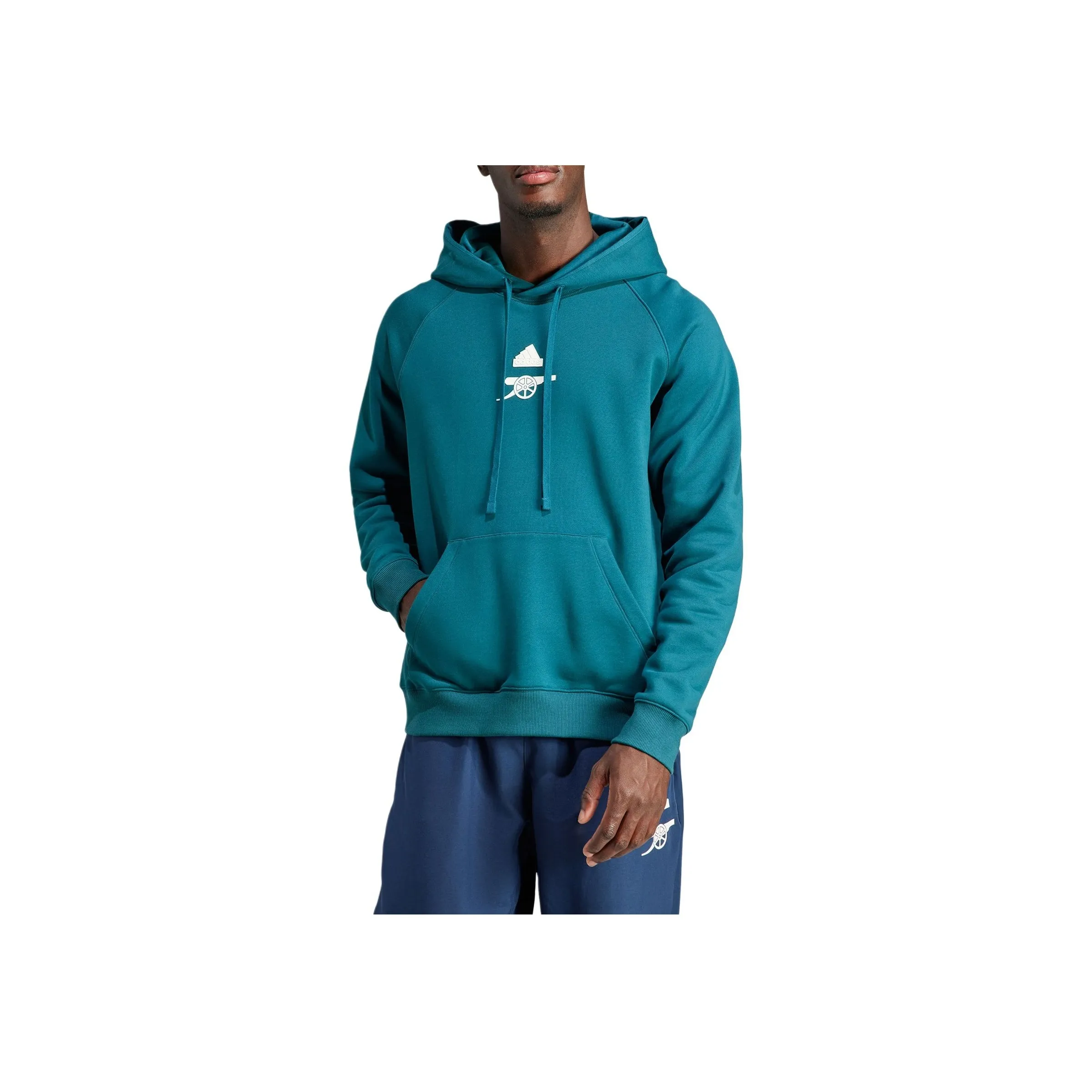 adidas Men's Arsenal Lifestyler Hoodie Teal