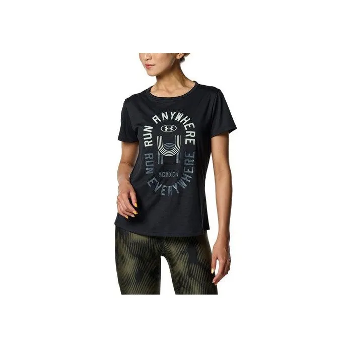 Under Armour UA Speed Stride T Shirt Women's Black