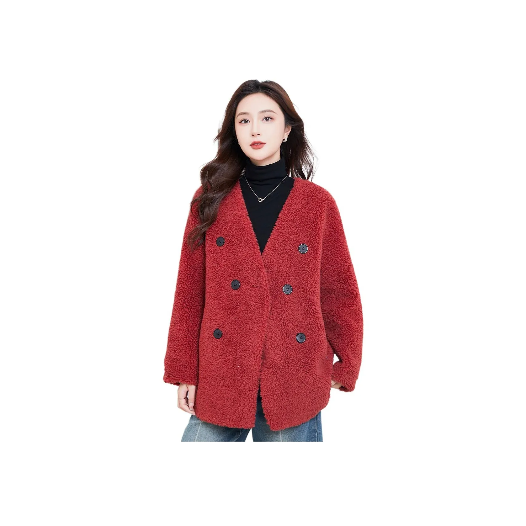 BILISISHANYANG Мех Куртка Женская