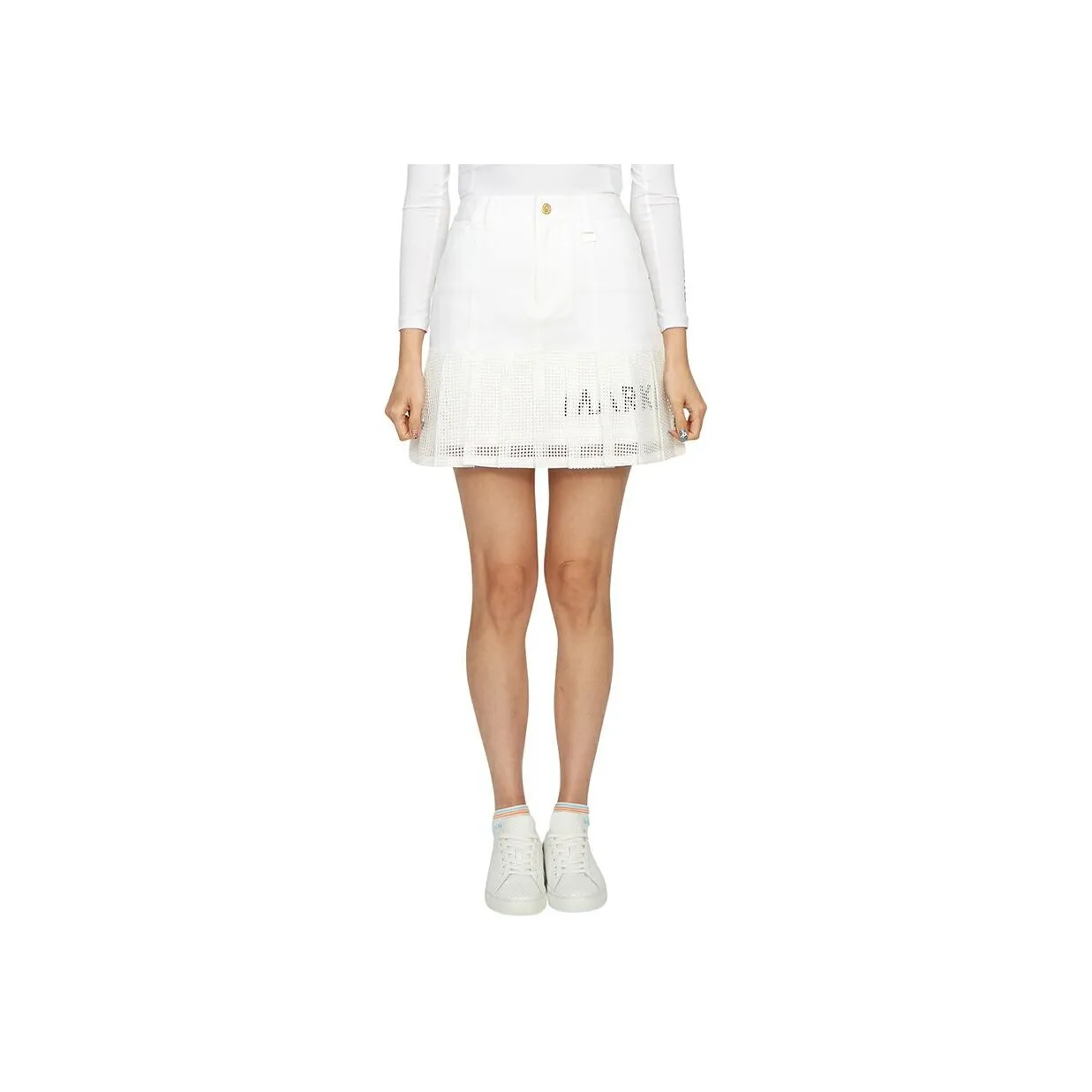 MARK & LONA Casual Short Skirts Women's White